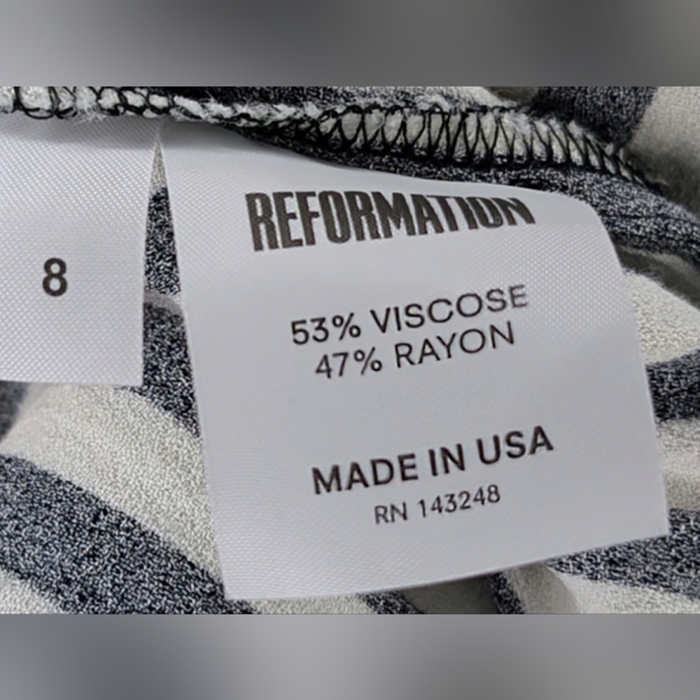 Reformation • Sorrenti Pant in Alcatraz Stripe - Picture 6 of 6